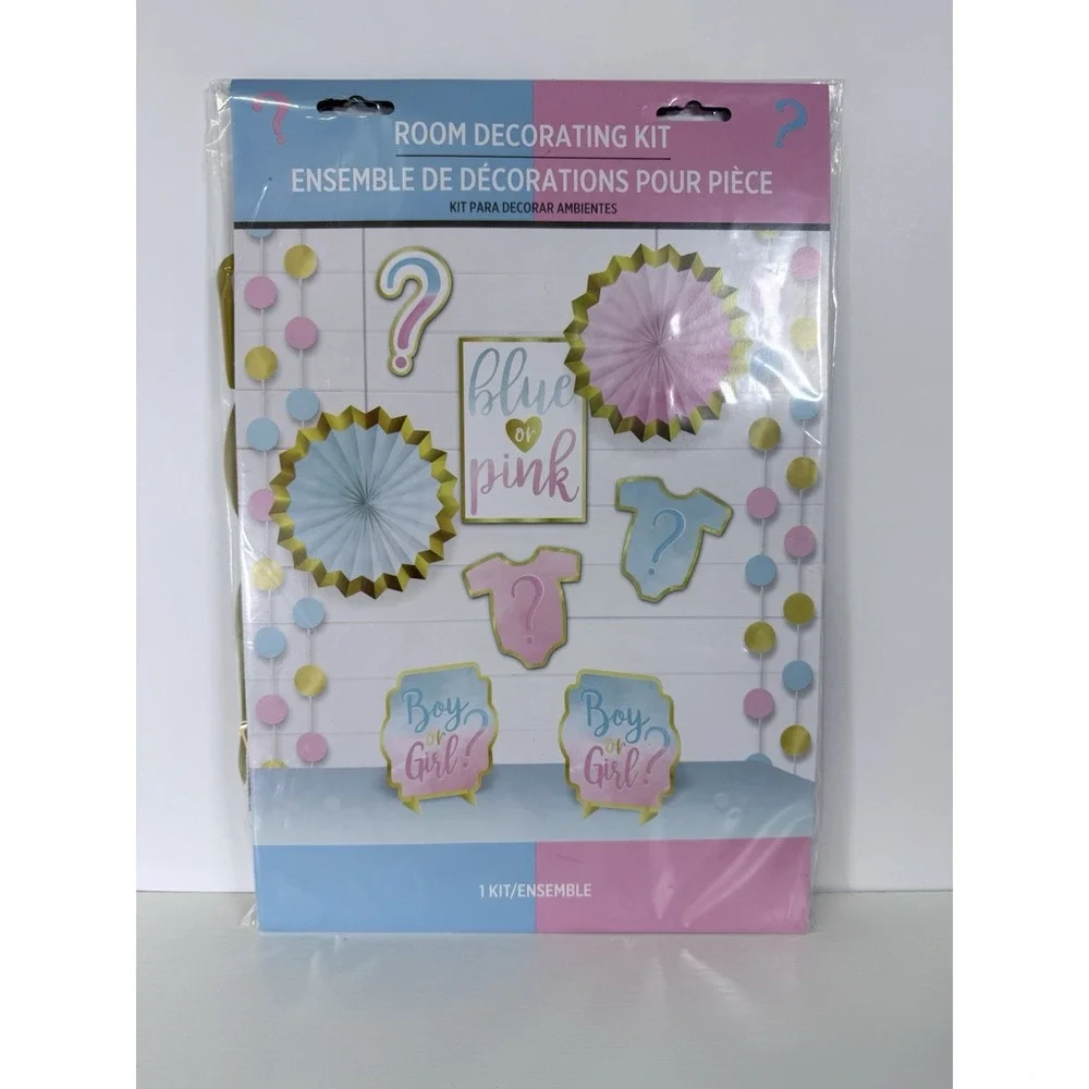 The Big Reveal Room Decorating Kit – Multicolor Party Decor Set for Baby & Gende